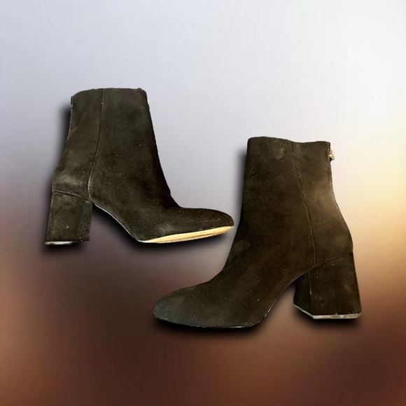 J. Crew Black Suede 'Sadie' Ankle Boots Size 9.5 ASO Duchess Meghan Markle - Picture 8 of 16